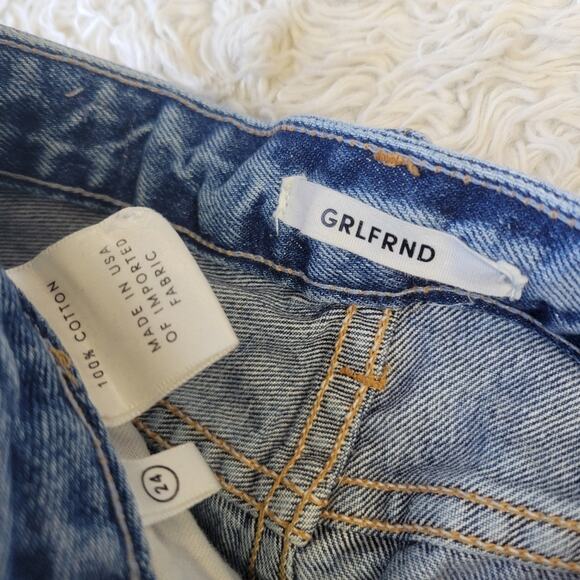 GRLFRND Jourdan Distressed Denim Shorts 24 - Picture 7 of 9